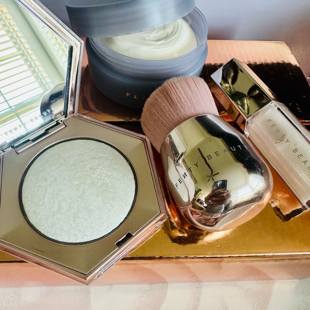 Fenty Beauty and Fenty Skin Sparkle  Edition Exclusive Four Piece Set